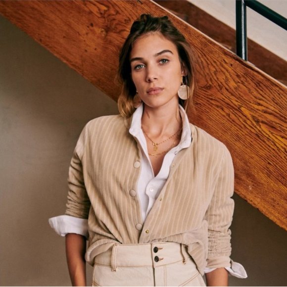 Sezane Jackets & Blazers - Sézane Iris jacket- color Mastic